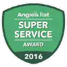 Super Service Award badge for pest control service